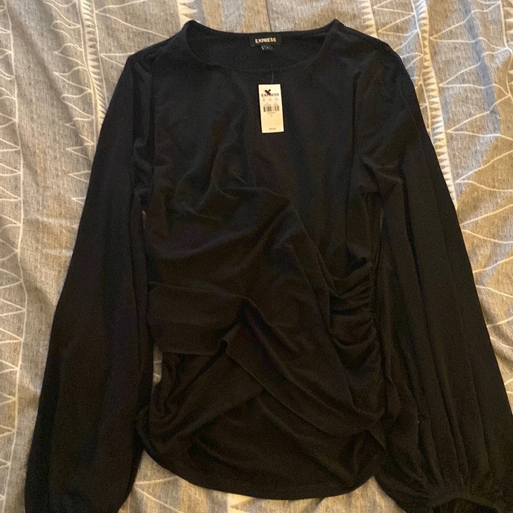 Black express shirt